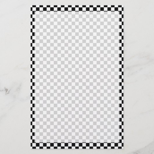 Schwarz-Weiß-Klassik-Karton von STaylor Briefpapier (Vorderseite)