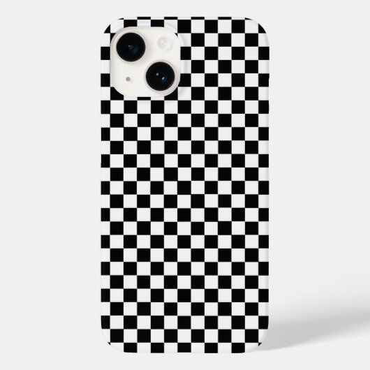 Schwarz-Weiß-Klassik-Karton von STaylor Case-Mate iPhone Hülle (Rückseite)
