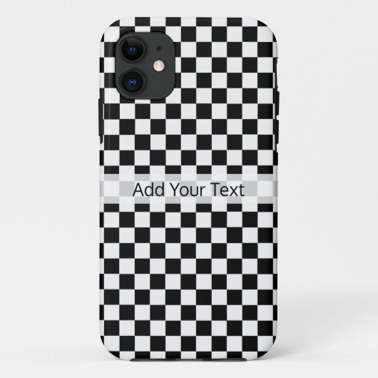 Schwarz-Weiß-Klassik-Karton von STaylor Case-Mate iPhone Hülle (Rückseite)