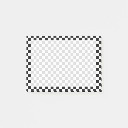 Schwarz-Weiß-Klassik-Karton von STaylor Post-it Klebezettel (Vorderseite)