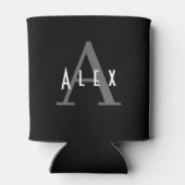 Schwarz & Weiß Klassik Moderne, kundenspezifische Dosenkühler (Rückseite)