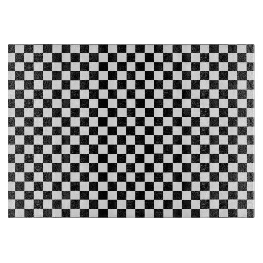 Schwarz-Weiß-Klassik-Schachbrett von STaylor Schneidebrett (Vorderseite)