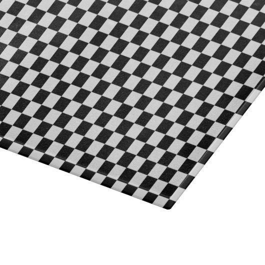 Schwarz-Weiß-Klassik-Schachbrett von STaylor Schneidebrett (Ecke)