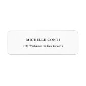 Schwarz/Weiß Klassisch Minimalistisch Schlicht ein (Vorne)