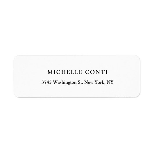 Schwarz/Weiß Klassisch Minimalistisch Schlicht ein (Vorne)