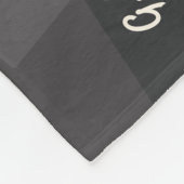 Schwarz-Weiß-Klaviertastatur hinzufügen Fleecedecke (Ecke)