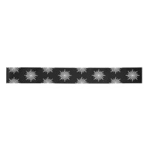 Schwarz-Weiß-Kleber-Schneeflockenmuster