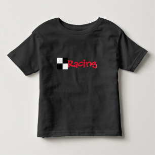 Schwarz-Weiß-Kleinkind-T - Shirt überprüft