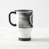 Schwarz-Weiß-Knall! Mug Reisebecher (Links)