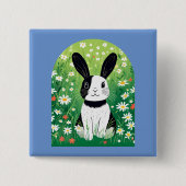 Schwarz-Weiß-Knopf Button (Vorderseite)