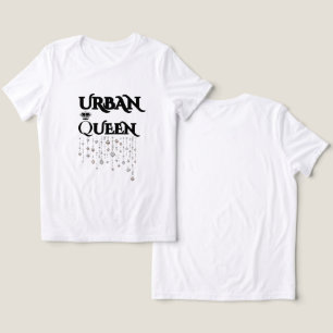 SCHWARZ WEIß KÖNIGIN SELTENER DIAMANT FRAUEN Tri-Blend SHIRT