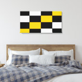 Schwarz-Weiss Kontrast Leinwanddruck (Insitu (Schlafzimmer))