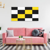 Schwarz-Weiss Kontrast Leinwanddruck (Insitu (Wohnzimmer))