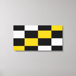 Schwarz-Weiss Kontrast Leinwanddruck