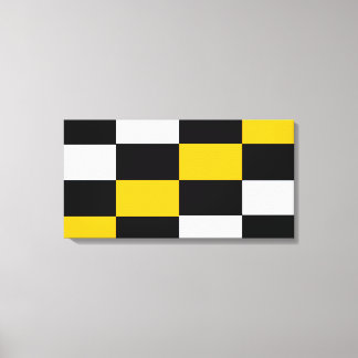 Schwarz-Weiss Kontrast Leinwanddruck