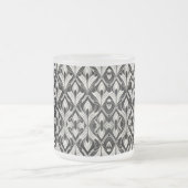 Schwarz-Weiß-Kontrast Mattglastasse (Mittel)