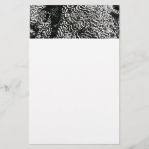 Schwarz-Weiß-Korallen I Abstrakt-Natur-Foto Briefpapier
