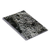 Schwarz-Weiß-Korallen I Abstrakt-Natur-Foto Notizblock (Rechte Seite)