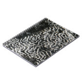 Schwarz-Weiß-Korallen I Abstrakt-Natur-Foto Notizblock (Linke Seite)