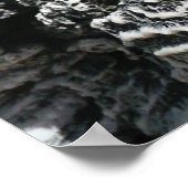 Schwarz-Weiß-Korallen I Abstrakt-Natur-Foto Poster (Ecke)