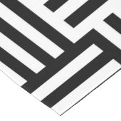 Schwarz-Weiß-Korb Großer Tischläufer (Ecke)