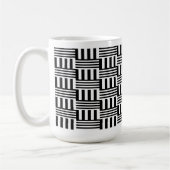 Schwarz-Weiß-Korb Kaffeetasse (Links)