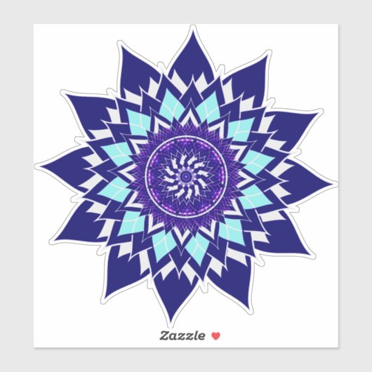 Schwarz-Weiß-Kosmos Aufkleber (Blatt)