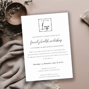 SCHWARZ & WEISS KRAFT IHRE LOGO WORKSHOP GALA-VERA EINLADUNG
