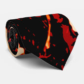 Schwarz-weiß Krawatte (Gerollt)