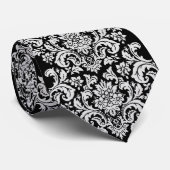 Schwarz-Weiß-Krawatte Krawatte (Gerollt)