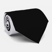 Schwarz-Weiß-Krawatte Krawatte (Gerollt)