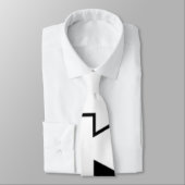 Schwarz-Weiß-Krawatte Krawatte (Gebunden)