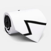 Schwarz-Weiß-Krawatte Krawatte (Gerollt)