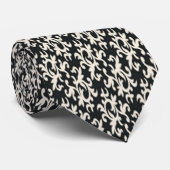 Schwarz-Weiß-Krawatte Krawatte (Gerollt)