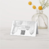 Schwarz-Weiß-Kristalle Salon Wellness-Center Treuekarte (Rückseite)