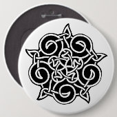 Schwarz-Weiß-Kronen Button (Vorne & Hinten)