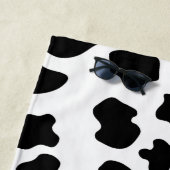 Schwarz-Weiß-Kuchen-Muster speziell Strandtuch (Beispiel)