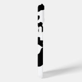 Schwarz-Weiß-Kuh Case-Mate iPhone Hülle (Rückseite / Rechts)