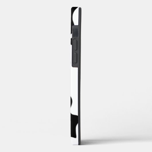 Schwarz-Weiß-Kuh Case-Mate iPhone Hülle (Rückseite / Links)
