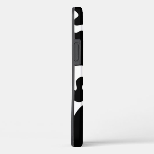 Schwarz-Weiß-Kuh Case-Mate iPhone Hülle (Rückseite / Rechts)