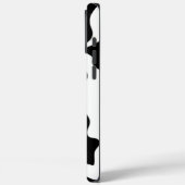 Schwarz-Weiß-Kuh Case-Mate iPhone Hülle (Rückseite / Links)