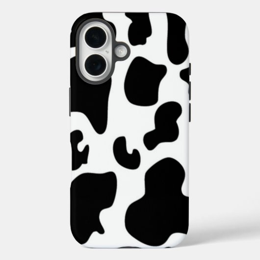Schwarz-Weiß-Kuh Case-Mate iPhone Hülle (Rückseite)
