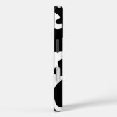 Schwarz-Weiß-Kuh Case-Mate iPhone Hülle (Rückseite / Rechts)