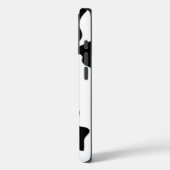 Schwarz-Weiß-Kuh Case-Mate iPhone Hülle (Rückseite / Links)
