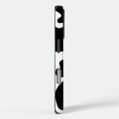 Schwarz-Weiß-Kuh Case-Mate iPhone Hülle (Rückseite / Rechts)