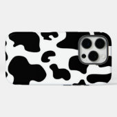 Schwarz-Weiß-Kuh Case-Mate iPhone Hülle (Rückseite (Horizontal))