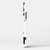 Schwarz-Weiß-Kuh Case-Mate iPhone Hülle (Rückseite / Links)