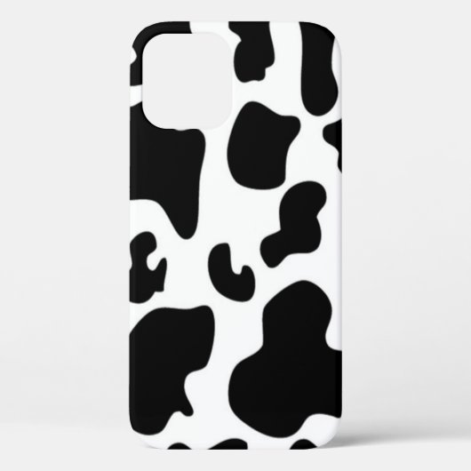 Schwarz-Weiß-Kuh Case-Mate iPhone Hülle (Rückseite)