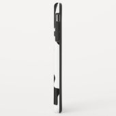 Schwarz-Weiß-Kuh Case-Mate iPhone Hülle (Hinten/Links)