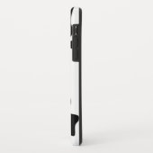 Schwarz-Weiß-Kuh Case-Mate iPhone Hülle (Hinten/Links)